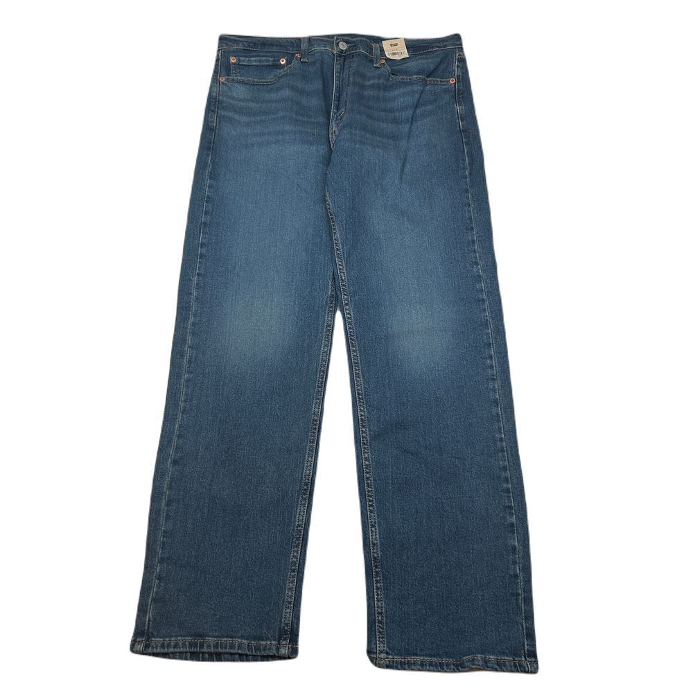 Levi's 505 Jeans Mens 36x32 Medium Wash‎ Denim Regular Fit Stretch Straight Leg
